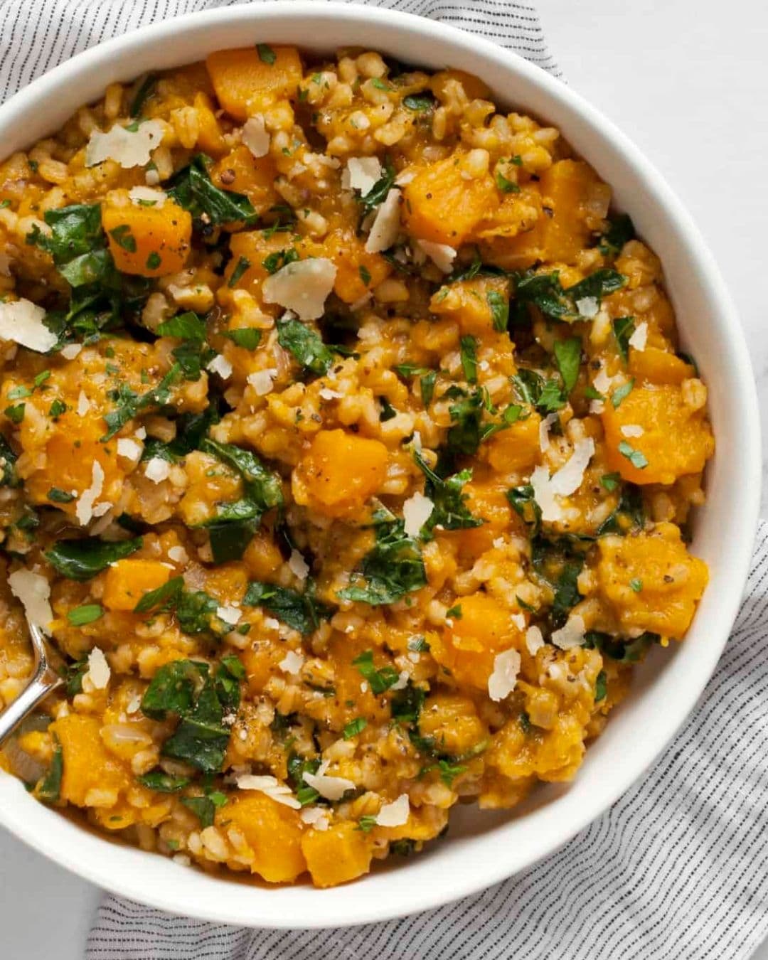Barley Butternut Risotto