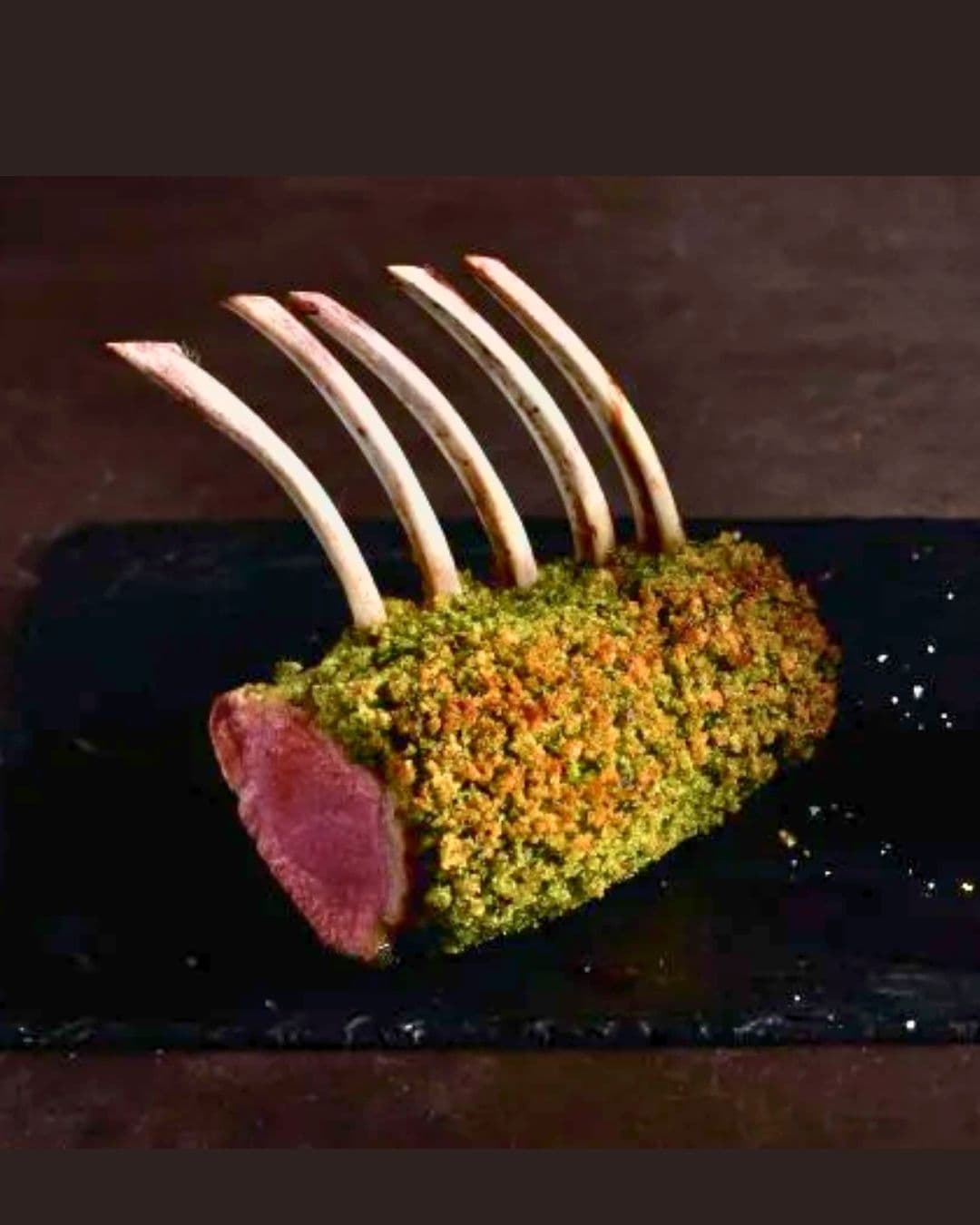 Herb-Crusted Rack of Lamb à la Alain Ducasse