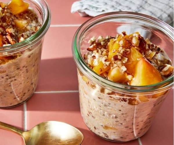 Vegan overnight oat - apples