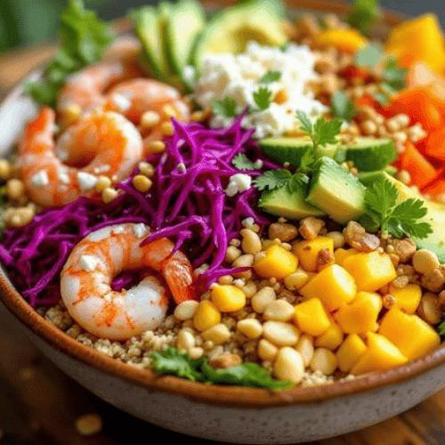 Shrimps Poke Bowl