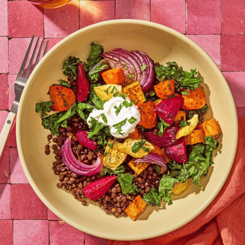 Lentil Salad with Seasonal Vegetables