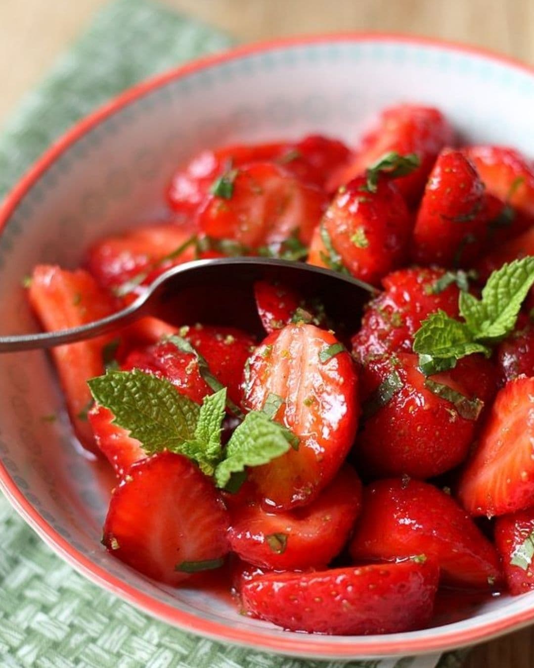 Strawberry Basil salad