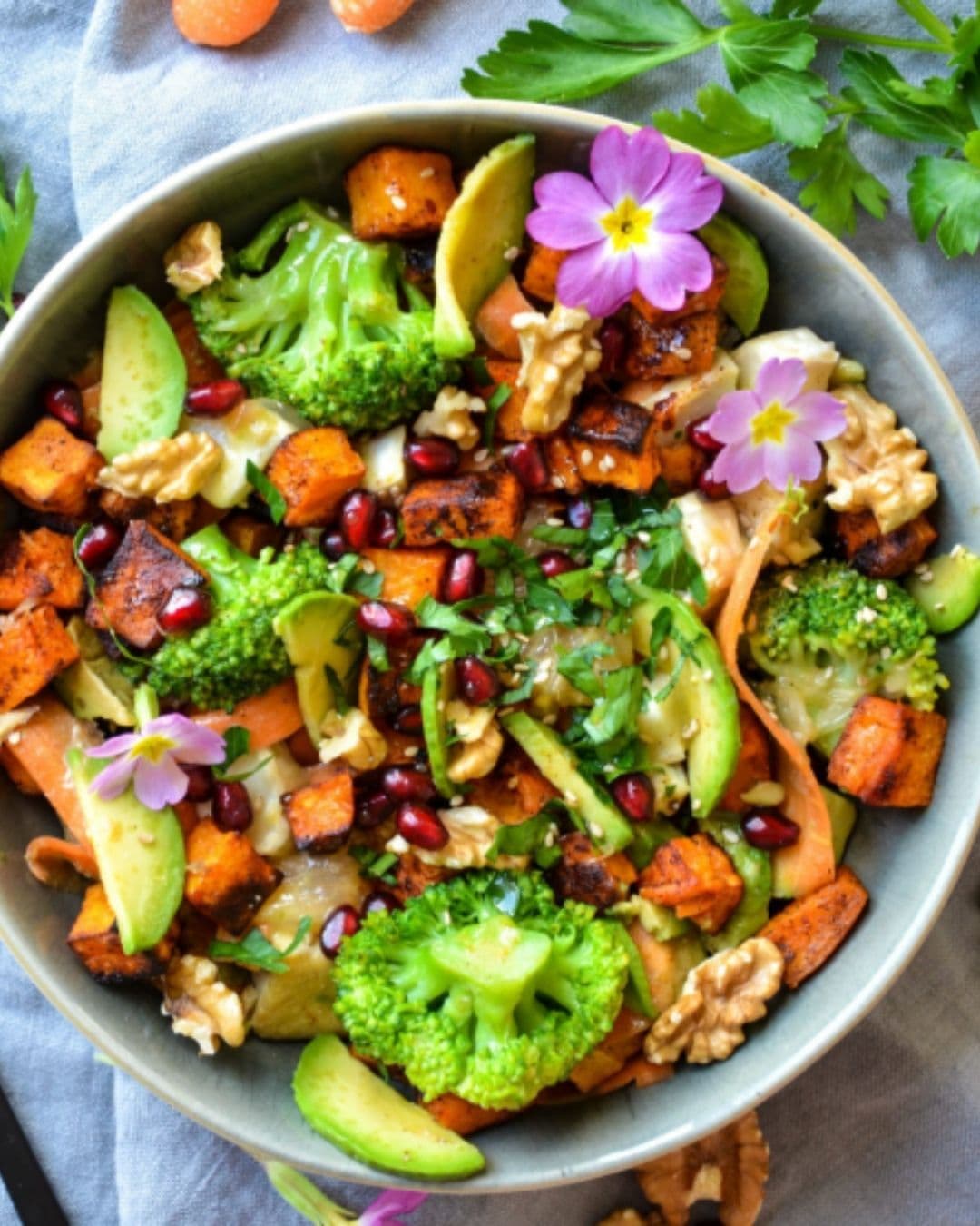 Beautiful spring salad