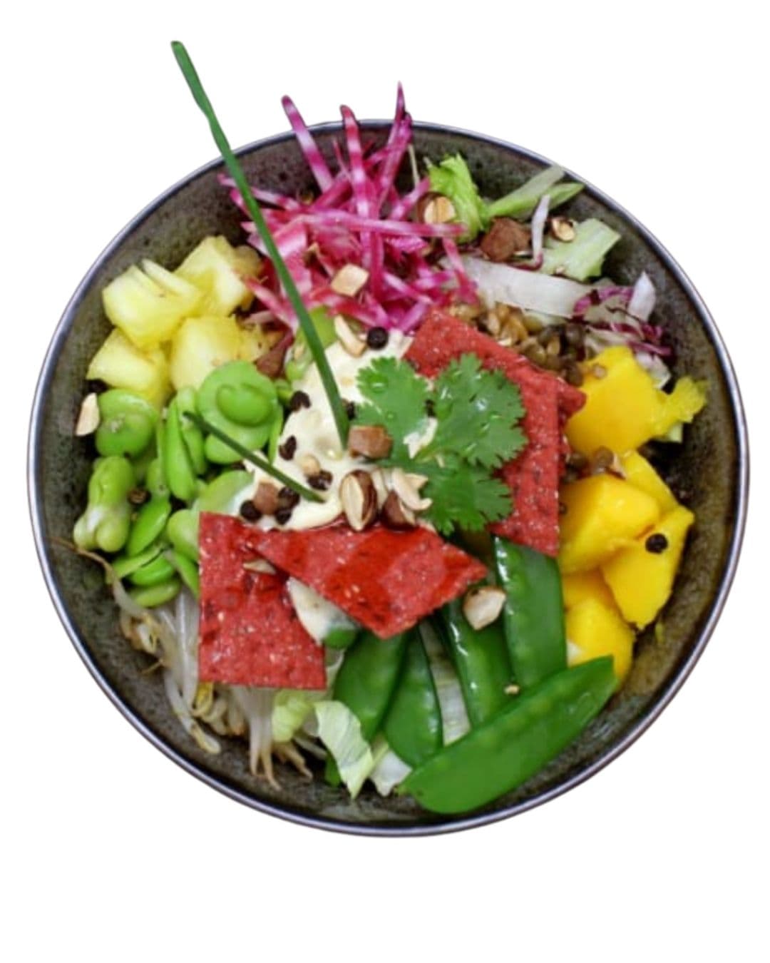 Vegan poke bowl